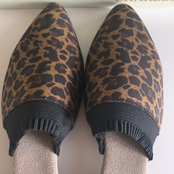 Charleston Shoe Co. - Leopard Print Mule - Size: 6 - Picture 2 of 5